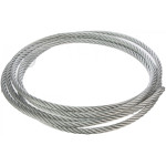 Трос стальний оцинкований в опльотці д4мм (за 1м) 390870