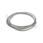 Трос стальний оцинкований в опльотці д6мм (за 1м)