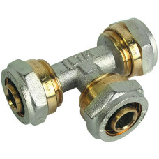 Трійник мет/пласт STA 16х16х16 26065