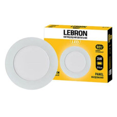 Світильник лед врізний круг Lebron 3W 12-10-03 85043