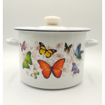 Каструля емаль 5,5л Н-к з мал Україна