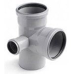 Хрест каналізаційний д110хд50 90* двохплоскосна Україна