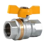 Кран в-з 1/2 метелик Валво Жовтий 27657