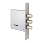 Замок врізний Шерлок 10.10-S 3 ригеля 5кл. 47349