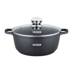 Каструля мармур 2,5л Vezzer кругл з кришкою 152384