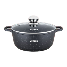 Каструля мармур 2,5л Vezzer кругл з кришкою 152384