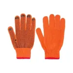 Перчатки роб помаранчеві з ПВХ крап. Werk WE2105H 179062