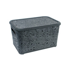 Кошик Ажур 18л з кришкою Україна