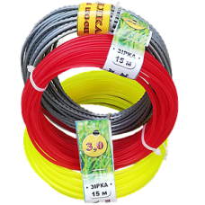 Леска для тримера 2.4мм. зірка 15м. Joker 170028