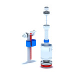 Арматура до зливного бачка Ані Пласт (спуск) дерг хром 7040М