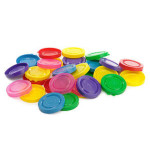 Кришка капронова кольорова мала