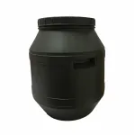 Бочка 60л пласт чорна/синя Консенсус 159378 Україна