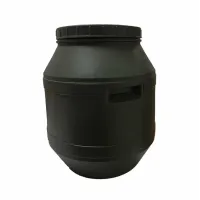 Бочка 60л пласт чорна/синя Консенсус 159378 Україна