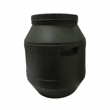 Бочка 60л пласт чорна/синя Консенсус 159378 Україна