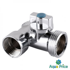 Крани до пральної машини 1/2х1/2 Solomon Кераміка WHITE (2шт) 29062