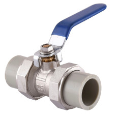 Кран кульовий ППР 32х32 латун корпус 1020-3