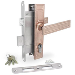 Замок врізний Мотор Січ ЗВ-7 бронза 44193