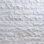 Плитка гіпсова Цегла Мармур біла 6х21см (1шт) 19201 Україна