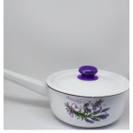 Ковш емаль 1,5л з мал. і кришкою Н-к Україна