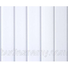 Вагонка 10см білий мат (за м2)