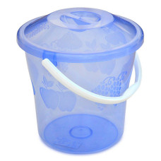 Відро харчове 6л прозоре з кришкою