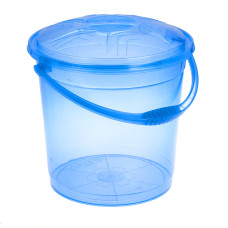 Відро харчове 12л прозоре з кришкою 15141 Україна