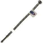 Шланг-вода  Solomon нерж 0.6м штуцер довга 26058