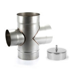 Трійник нерж д160 0.5мм. 27105 Україна