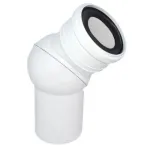 Коліно фанове 110*90 град. біле Waterstal