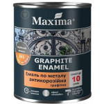 Емаль антикор графітна 3в1 Maxima 0,75кг коричнева