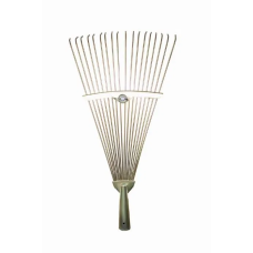 Граблі віяло жовті металеві 179240