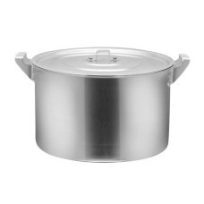 Каструля алюмінієва 10л циліндр з кришкою. 152214 Україна