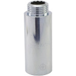 Подовжувач різьби 1/2х70мм хром