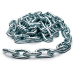 Ланцюг металевий оцинк д.5мм*21, 1м-п 35105