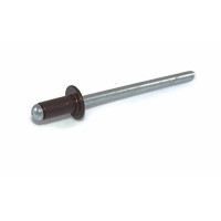 Закльопка 4х10 RAL8019 кольрова 47307
