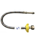 Шланг-вода  Solomon нерж 0,4м штуц довгий 27927