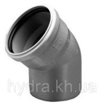 Коліно каналізаційне д110 45* 23102 Україна
