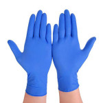 Перчатки гумові сині XL 1пара 30162