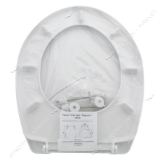 Сидіння для унітазу Нерж кріплення - Магнолія 29087