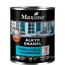 Емаль алкідна високоякісна горіхова Maxima 2.3 кг 33984 Україна