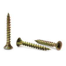 Шуруп універсал жовтий цинк 5х80 31839
