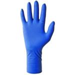 Перчатки гумові сині S