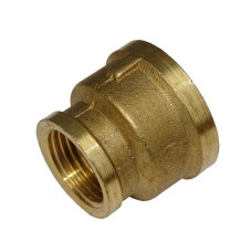 Муфта латунь 1/2зов.х3/8вн.