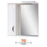 Дзеркало 730х700 Баттерфляй ЛІВЕ Д З0170