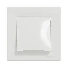 Вимикач врізний одинарний Scneider Asfora білий 87658