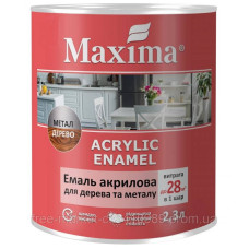 Емаль акрилова швидковисихаюча біла 2.3л 33270 Maxima Україна