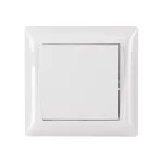 Вимикач врізний одинарний Luxel 3002 (9002)