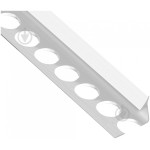 Кут плиточний 2,5м 9мм внутр білий пласт