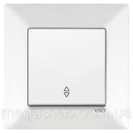 Вимикач врізний одинарний з індикат Прохід. Viko Мерідіан 87560