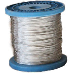 Трос стальний оцинкований в опльотці д2/д3мм (за 1м)
